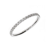 Linden Halb-Memoire Gold Ring mit 18 Gefassten Diamanten - ETH 001